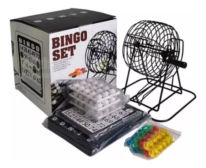SET JUEGO DE BINGO FAMILIAR